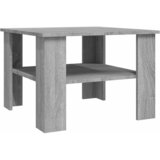  Stolić za kavu boja sivog hrasta 60x60x42 cm konstruirano drvo | shoptok.hr