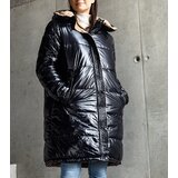 Gemre Black-Brown Reversible Long Cesario Jacket | Shoptok.si