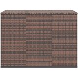  Kutija za vrtne jastuke od PE ratana 145 x 100 x 103 cm smeđa | shoptok.hr