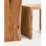 Kave Home Pomoćni stolići u setu 2 kom od masivnog bagrema 40x50 cm Lomiri – | shoptok.hr