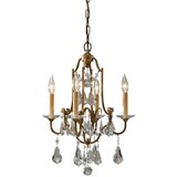 Elstead Lighting Feiss FE-VALENTINA4 - Luster na lancu VALENTINA 4xE14/60W/230V | Eponuda.com
