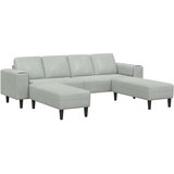 Kauč za dnevni boravak 3 pcs Svijetlo siva 250 x 188 x 76 cm | shoptok.hr