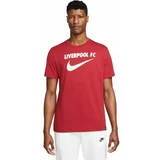 Nike LFC M NK SWOOSH TEE Muška majica kratkih rukava, crvena, veličina