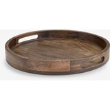  Ukrasni poslužavnik Ø32xV4cm braon Cene