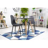  Set 2 ASTI stolice od tamnosivog baršuna | shoptok.hr