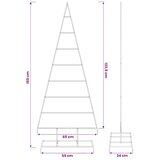  Metalna božićna jelka KUOPIO 150 cm Čelik s praškastim premazom - 150 cm Bijela bez LED svjetala | shoptok.hr