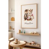 WALLXPERT Arteastermodel50-3348 Višenamenska Dekorativna Slika u Ram | Eponuda.com