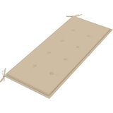  Sklopiva vrtna klupa s jastukom 118 cm od bambusa | shoptok.hr