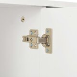  Komoda visoki sjaj bijela 71 x 35 x 80 cm od konstruiranog drva | Eponuda.com