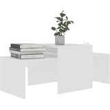  Set stolića za kavu bijeli 100 x 48 x 40 cm konstruirano drvo | shoptok.hr