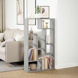  Regal za knjige siva boja hrasta 72x20x120,5 cm konstruirano drvo | shoptok.hr