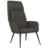  Stol za sproščanje temno sivo umetno semiš usnje, (20934956) | Shoptok.si