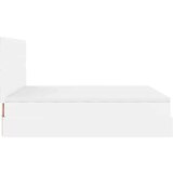  Otomanski okvir kreveta s madraca bijela 180x200cm umjetna koža | shoptok.hr