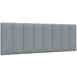 Maison Chic posteljno vzglavje - vzglavna omarica - vzglavna stranica svetlo siva 140 cm blago, (21704269) | Shoptok.si