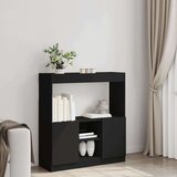 vidaXL Visoka komoda crna 92 x 33 x 100 cm od konstruiranog drva | shoptok.hr