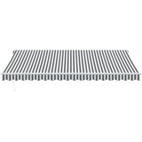 Tenda na automatsko uvlačenje LED antracit i bijela 450x350 cm | shoptok.hr