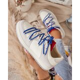 Resti White-gray women's sports sneakers with navy blue laces Olierinc - Footwear | shoptok.hr