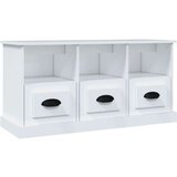 TV ormarić bijeli 100 x 35 x 50 cm od konstruiranog drva | shoptok.hr