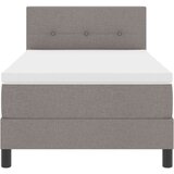 Box Postelja z vzmetnico z vzmetnico Taupe 100 x 200 cm blago, (5000127257) | Shoptok.si