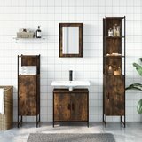  4-dijelni set kupaonskog namještaja boja hrasta drveni | shoptok.hr