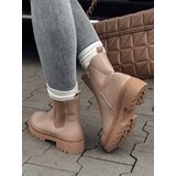 DStreet Botki damskie MONDERICO kremowe | Shoptok.si