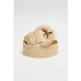 Marisse Beige Belt With Buckle Cene
