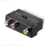 SCART prelaz na 3 x RCA, sa prekidacem | Eponuda.ba