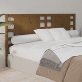  Uzglavlje smeđa boja meda 206 x 4 x 100 cm od masivne borovine | shoptok.hr