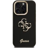 Guess Cam Stand GUHCP15LPCS4GSK ovitek za iPhone 15 Pro s stojalom - črn | Shoptok.si