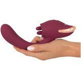 Javida jezični 2u1 vibrator (crveni) | shoptok.hr