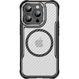 AVIZAR Ohišje za iPhone 15 Pro Max MagSafe Carbon Back Odporen na udarce Okrepljeno, Črna, (5000016675) | Shoptok.si