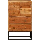  Komoda s ladicama Prirodna 55 x 30 x 90 cm Čvrsto drvo akacije | shoptok.hr