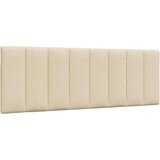 vidaXL Vzglavna stranica krem 140 cm blago | Shoptok.si