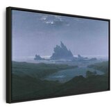  Slika - Caspar David Friedrich – Cliff reef on the beach 90x60 U crnom drvenom okviru | shoptok.hr