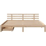  Okvir kreveta s ladicama bez madraca 200x200 cm | shoptok.hr