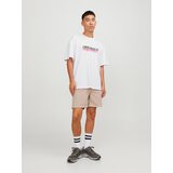 Jack & Jones Majica petrol / svetlo roza / bela | Shoptok.si