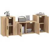  3-dijelni set TV ormarića boja hrasta sonome konstruirano drvo | shoptok.hr
