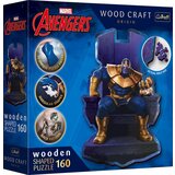  Lesena sestavljanka 'Thanos na prestolu' 160 kosov - Marvel Avengers - 1 k. | Shoptok.si