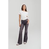 Legendww sive slim fit farmerke sa zvono nogavicama i visokim strukom -model 246 | ePonuda.com