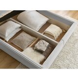 Bobochic Paris Svijetlo sivi tapecirani bračni krevet s prostorom za odlaganje s podnicom 160x200 cm Jade – | shoptok.hr