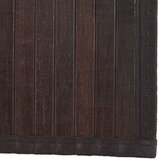  Tepih pravokutni tamnosmeđi 80 x 1000 cm od bambusa | Eponuda.com
