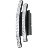 Eglo LED zidna lampa LEJIAS 8W 28,5 cm crna kristalni efekat 99803 Cene