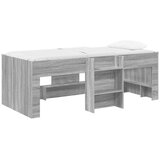  Kreveta za visoko spavanje djece 2 pcs Siva Sonoma 90 x 200 cm - Siva Sonoma 90 x 200 cm | shoptok.hr