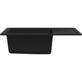  Kuhinjsko pomivalno korito z luknjo ovalno črn granit, (21670612) | Shoptok.si