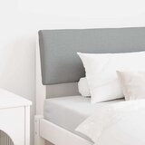 vidaXL Tapecirani uzglavlje Svijetlo siva 90 cm Čvrsto borovo drvo | shoptok.hr