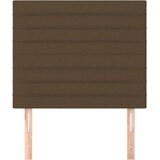  Uzglavlje tamnosmeđe 100x5x118/128 cm tkanina | shoptok.hr