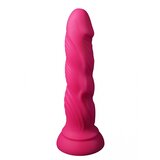  Roze silikonski dildo sa vakuumom — AT 1185 Cene