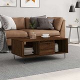  Stolić za kavu smeđa boja hrasta 90x50x36 5cm konstruirano drvo | shoptok.hr