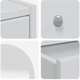  Set toaletnog stolića FAUSKE 3 kom. Bijela 76 x 50 x 143 cm | shoptok.hr