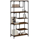  Regal za knjige boja hrasta 81 x 36 x 176 cm konstruirano drvo | shoptok.hr